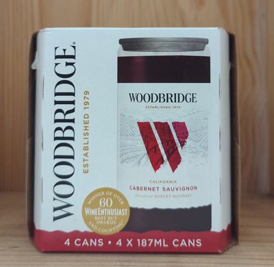 WOODBRIDGE CABERNET SAUVIGNON 4PK 187ML CANS
