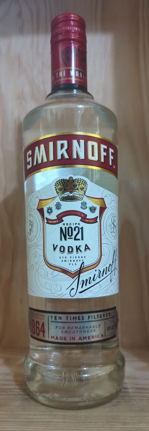 SMIRNOFF VODKA 750ML