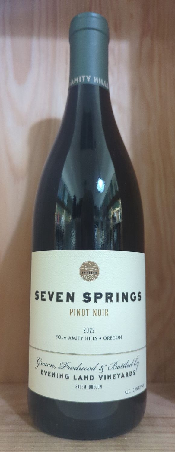 EVENING LAND SEVEN SPRINGS PINOT NOIR 2022 WINE SPECTATOR 93 POINTS