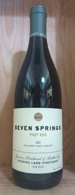 EVENING LAND SEVEN SPRINGS PINOT NOIR 2022 WINE SPECTATOR 93 POINTS