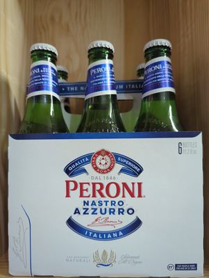 PERONI NASTRO AZZURRO 6PK 12OZ BTL - 6 PK