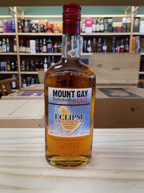 MOUNT GAY BARBADOS RUM 1703 ECLIPSE NAVY STRENGTH