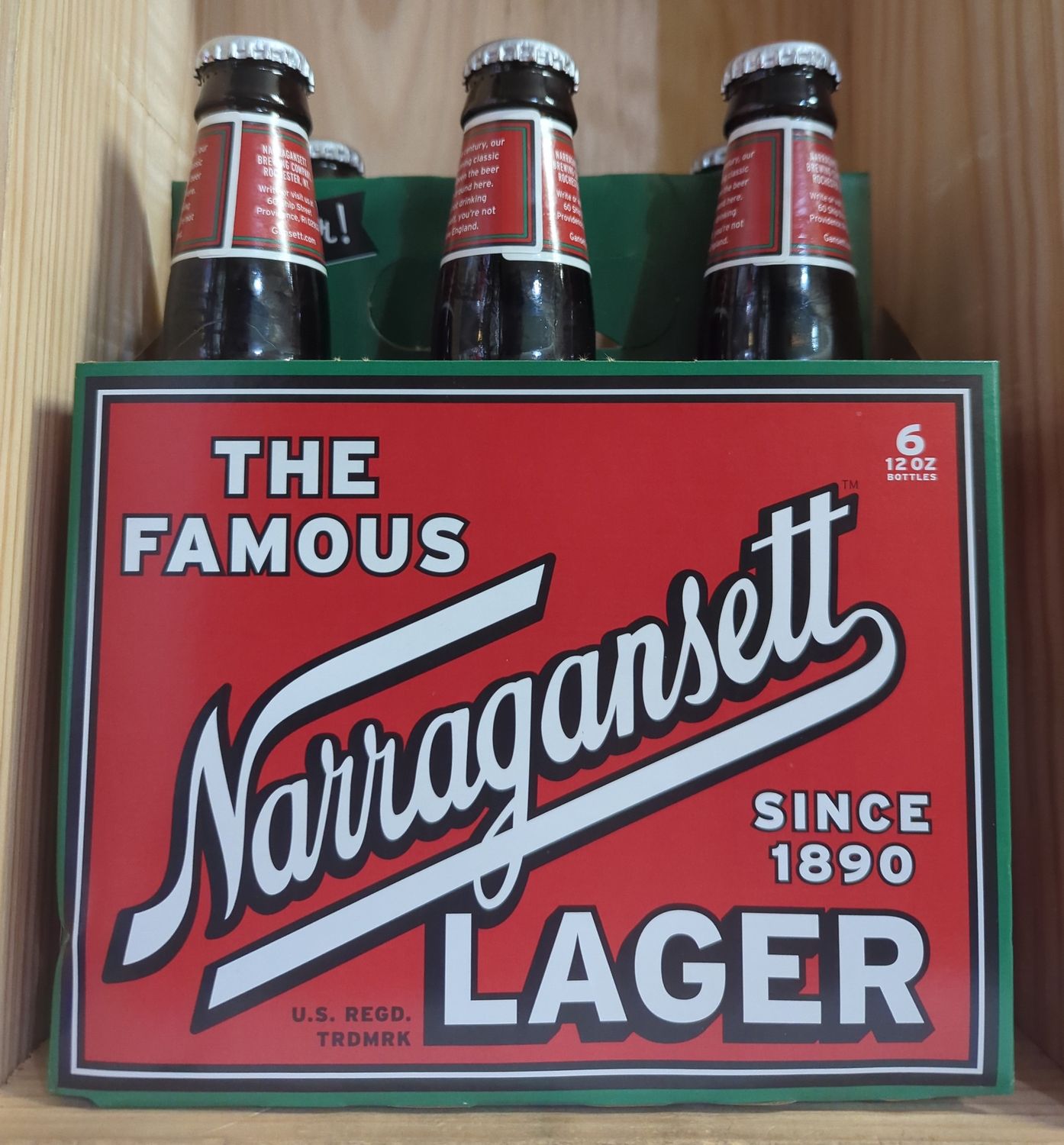 NARRAGANSETT 6PK 12OZ BTL