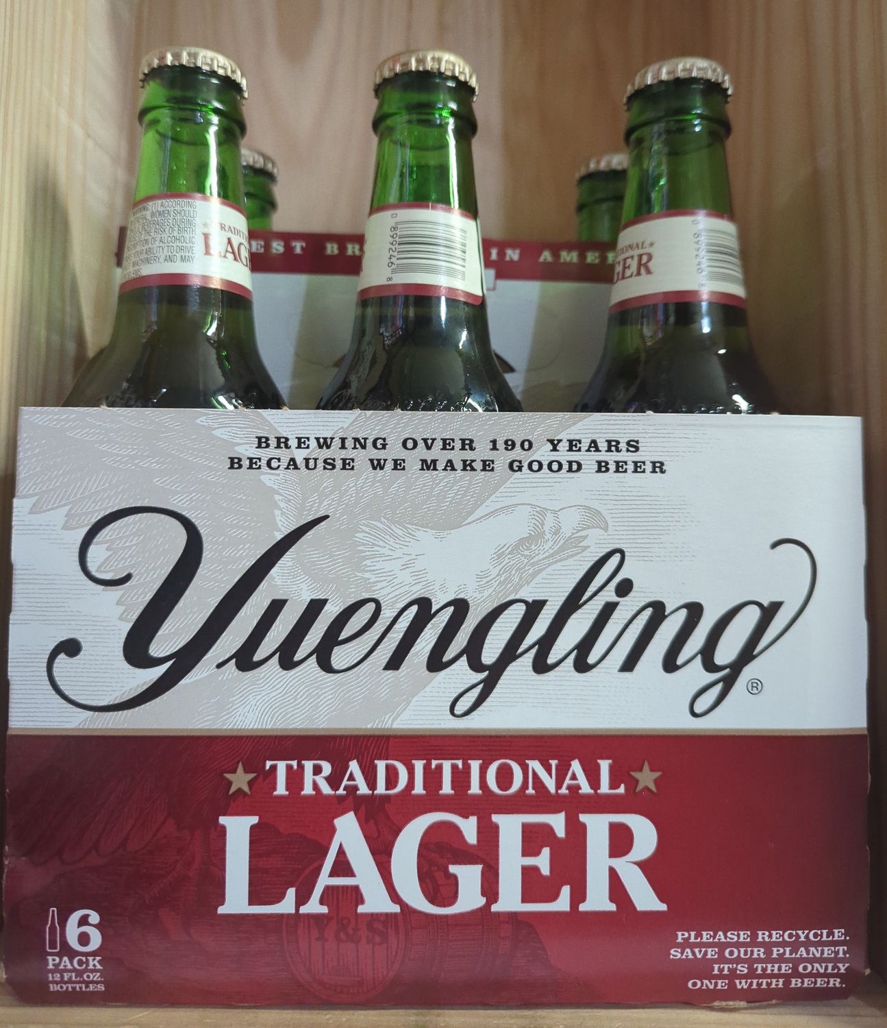 YUENGLING LAGER 6PK BTL