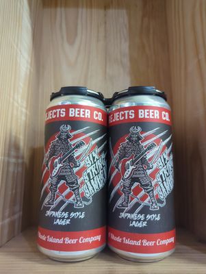 REJECTS SIX STRING SAMURAI JAPANESE STYLE LAGER 4PK CANS - 4 PK