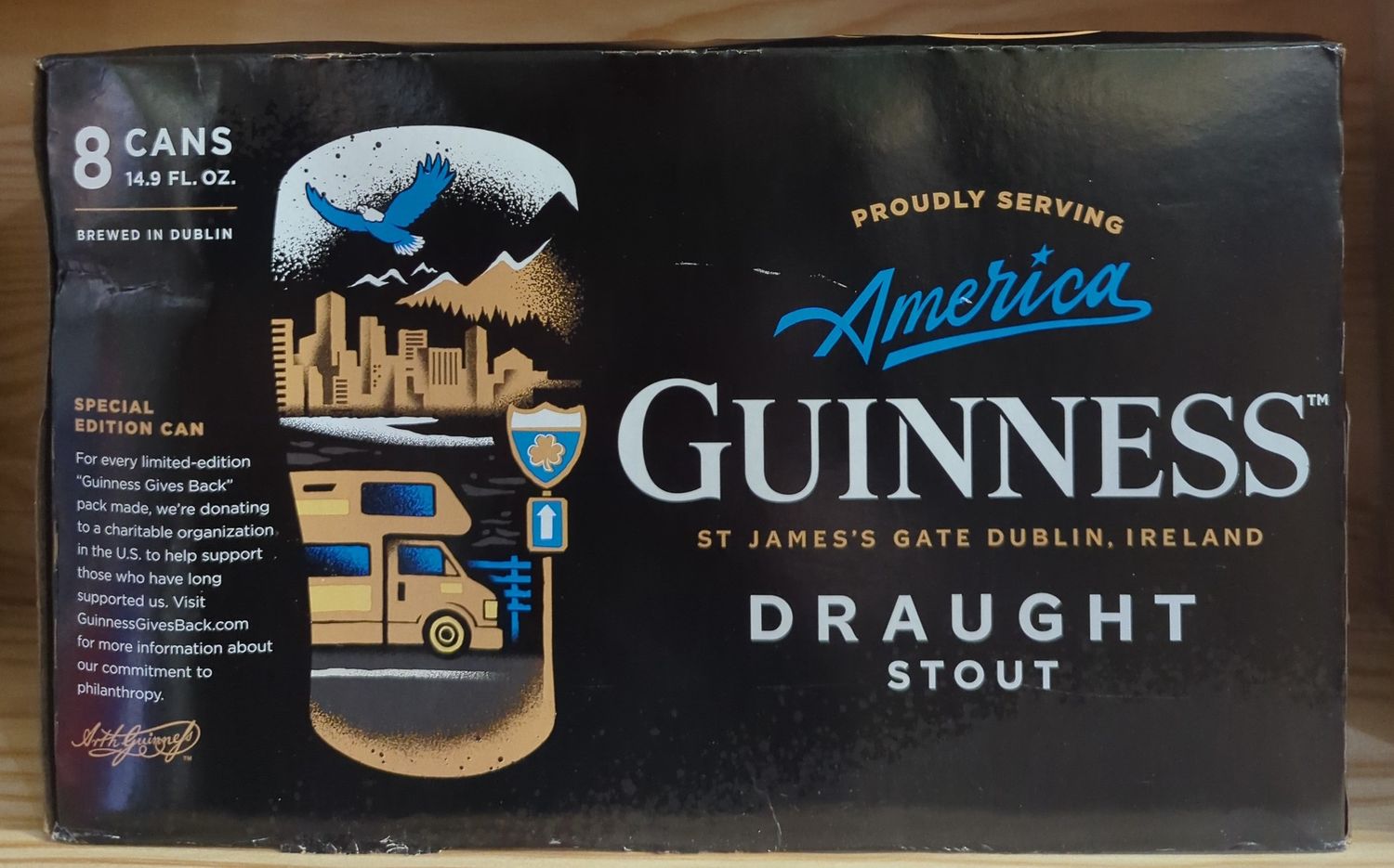 GUINNESS DRAUGHT 8PK CANS