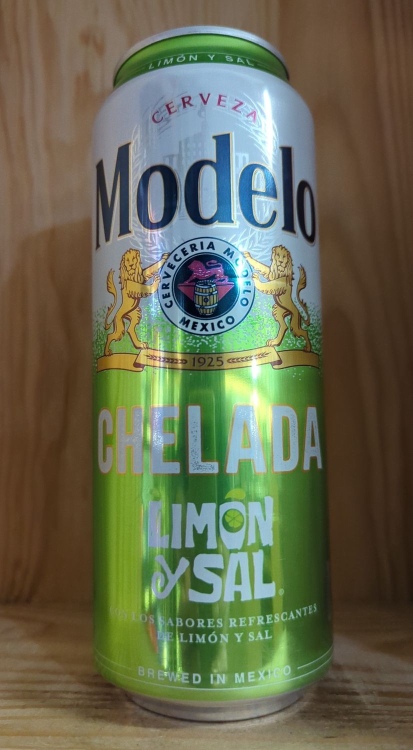 MODELO CHELADA LIMON Y SAL 24OZ CAN - 24 OZ