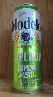 MODELO CHELADA LIMON Y SAL 24OZ CAN - 24 OZ