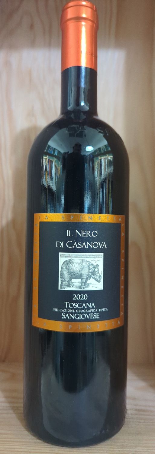 LA SPINETTA IL NERO DI CASANOVA TOSCANA SANGIOVESE 2020 JAMES SUCKLING 92 POINTS