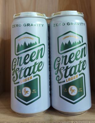 ZERO GRAVITY GREEN STATE LAGER 4PK