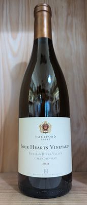 HARTFORD COURT FOUR HEARTS VINEYARDS RUSSIAN RIVER VALLEY CHARDONNAY 2021 JEB DUNNUCK 93 POINTS