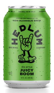 HEDLUM JUICY BOOM NON-ALCOHOLIC IPA 6PK CANS