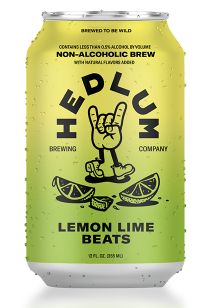 HEDLUM LEMON LIME BEATS NON-ALCOHOLIC LAGER 6PK CANS