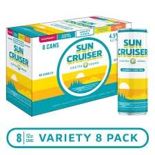 SUN CRUISER ICED TEA  VODKA VARIETY 8 PACK