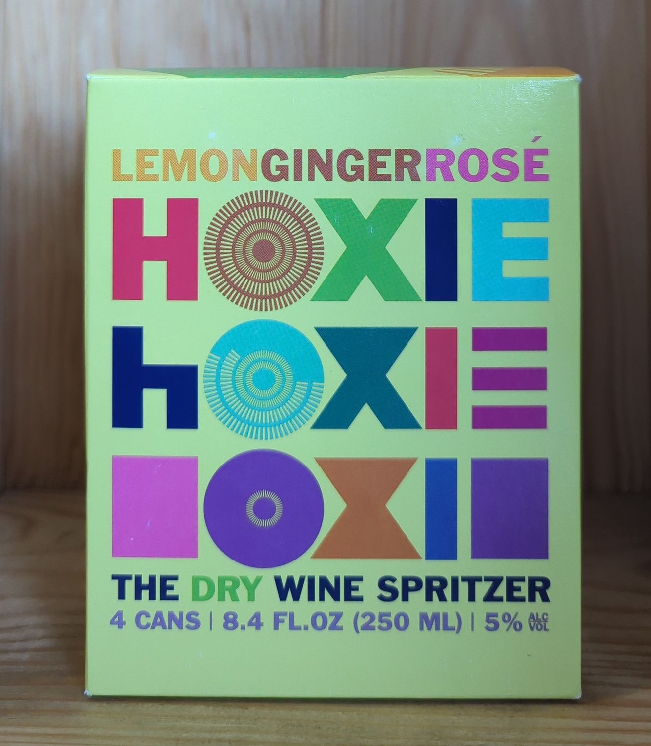 HOXIE LEMON GINGER WINE SPRITZER 4PK CANS REGULARLY $12.99