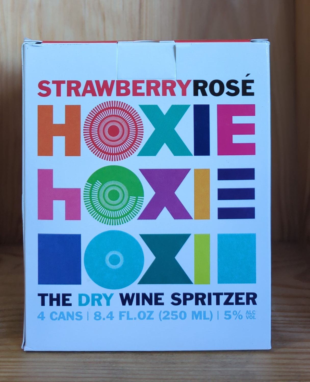 HOXIE STRAWBERRY ROSE WINE SPRITZER 4PK CANS REGULARLY $12.99