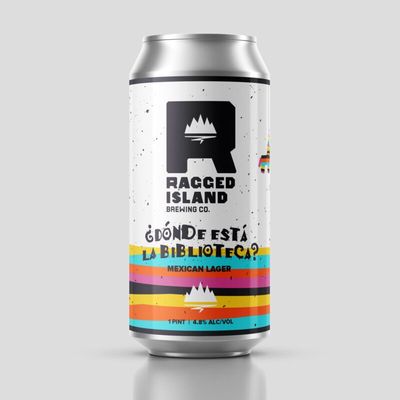 RAGGED ISLAND DONDE ESTA LA BIBLIOTECA CERVEZA 4PK CANS