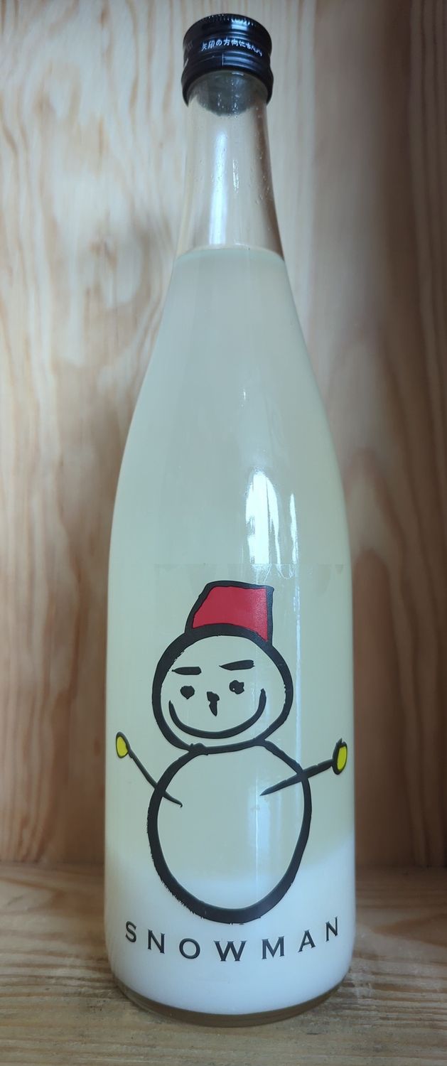 SENKIN NIGORI GENSHU JUNMAI DAIGINJO IMMORTAL WING&#39;S &quot;SNOWMAN&quot; SAKE 720ML