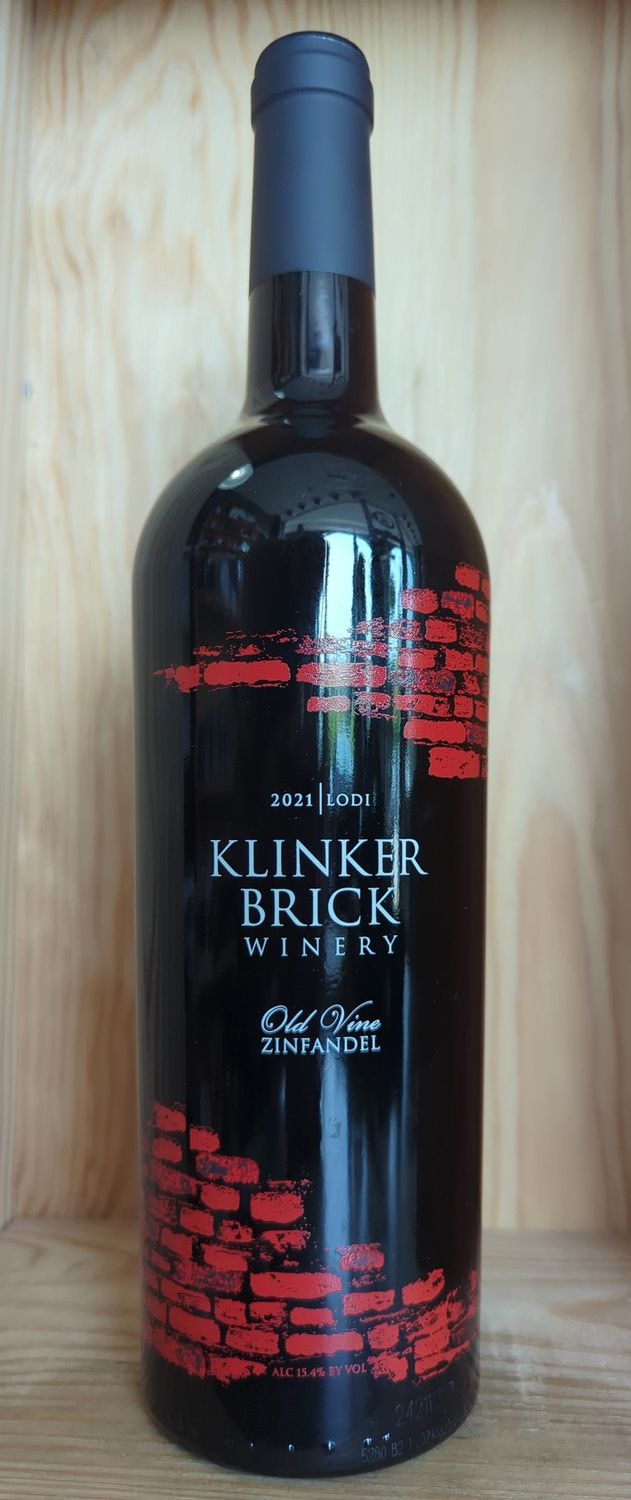 KLINKER BRICK OLD VINE ZINFANDEL 2021 WINE ENTHUSIAST 94 POINTS