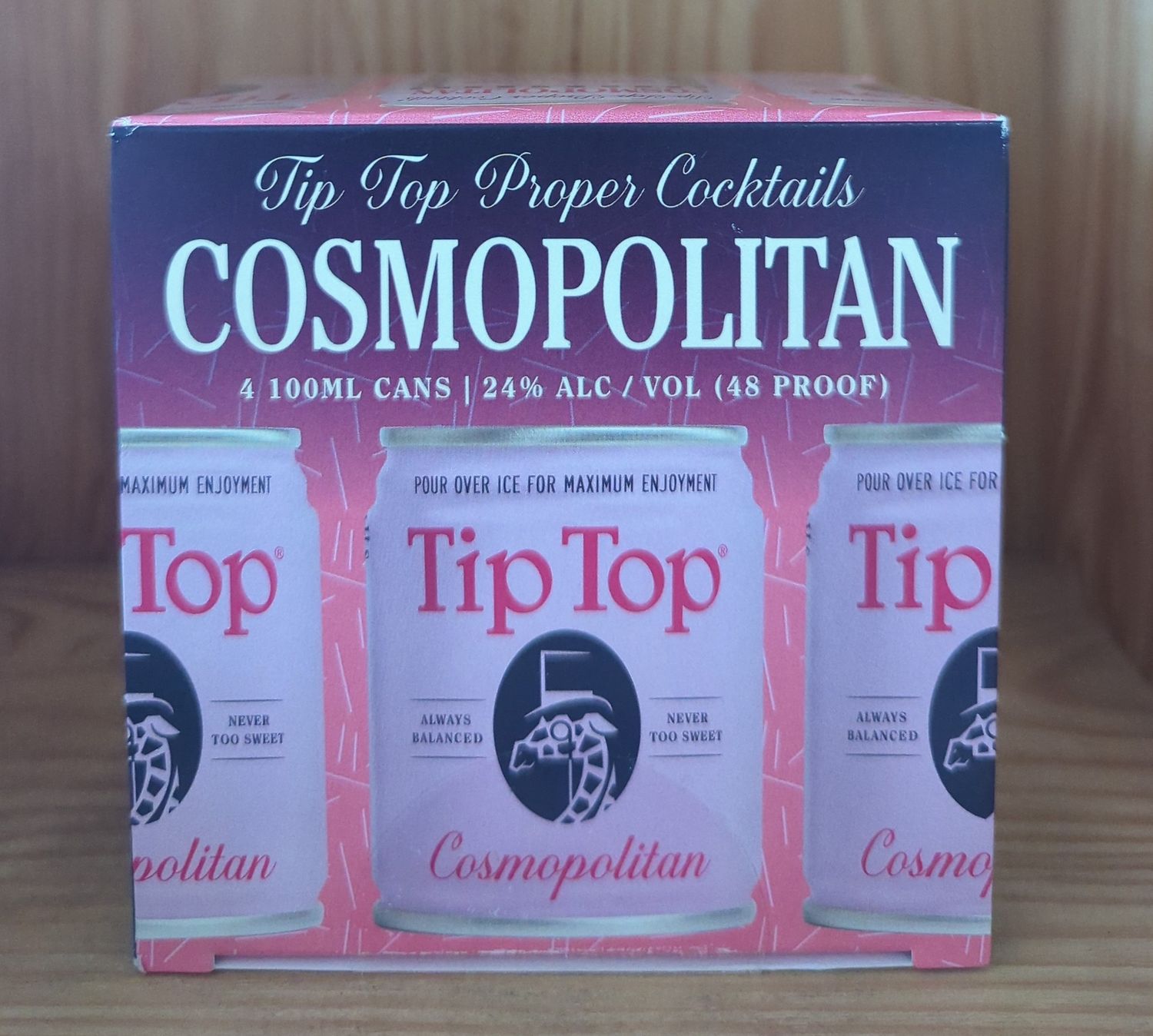 TIP TOP NEGRONI RTD COCKTAIL 4PK CANS