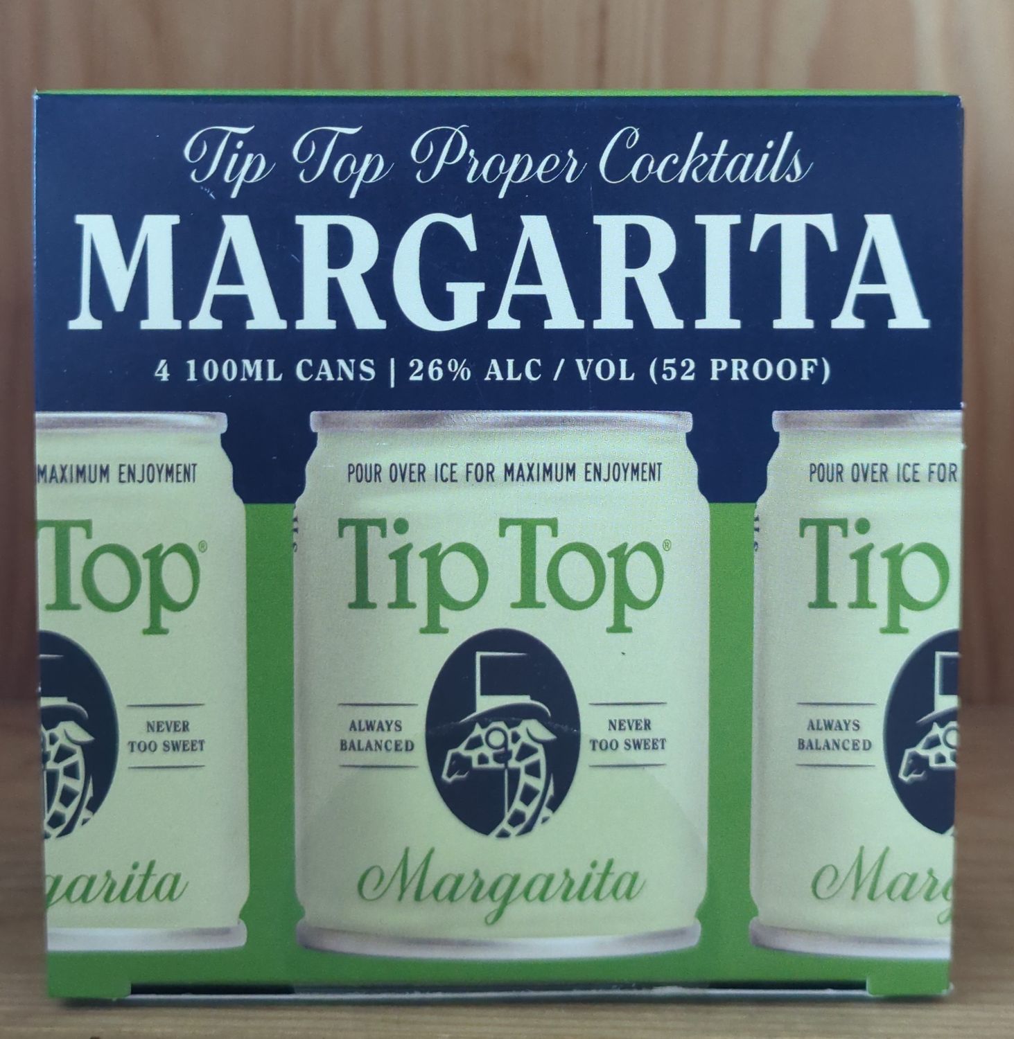 TIP TOP MARGARITA RTD COCKTAIL 4PK CANS