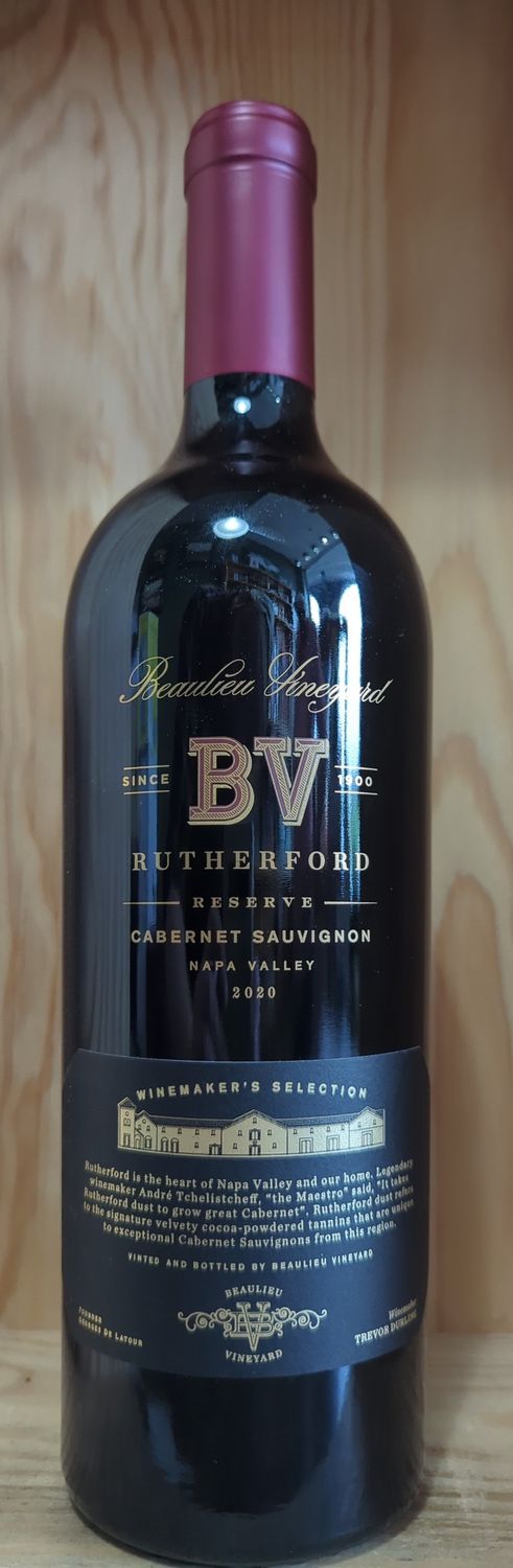 BEAULIEU VINEYARD RUTHERFORD RESERVE CABERNET SAUVIGNON 2020 REGULARLY $84.99