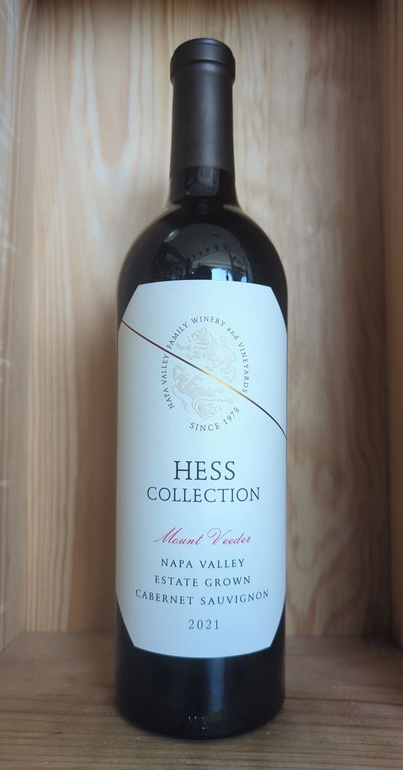 HESS COLLECTION MOUNT VEEDER NAPA VALLEY CABERNET SAUVIGNON 2021 JAMES SUCKLING 94 POINTS REGULARLY $74.99