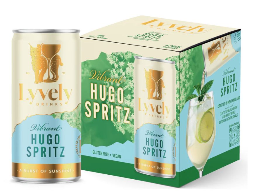 LYVELY VIBRANT HUGO SPRITZ 4PK CANS