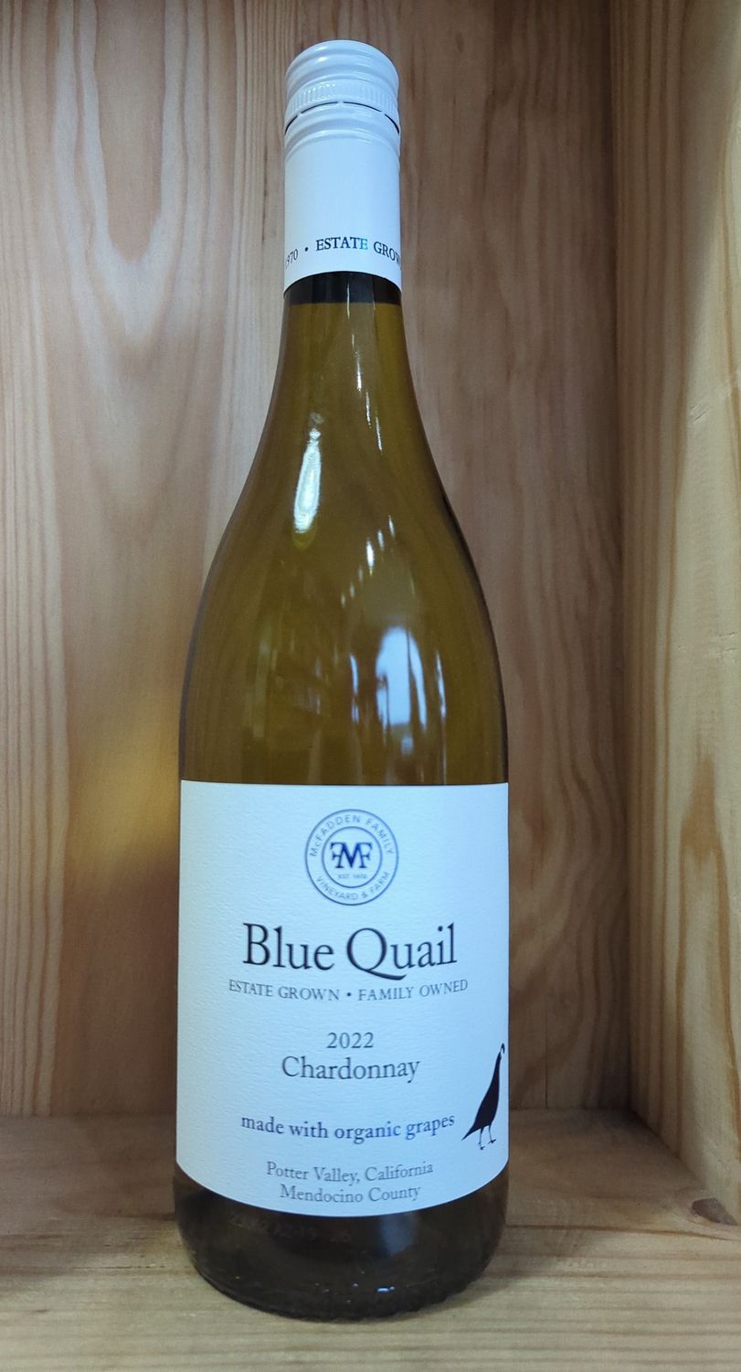 BLUE QUAIL CHARDONNAY 2022 (ORGANIC)
