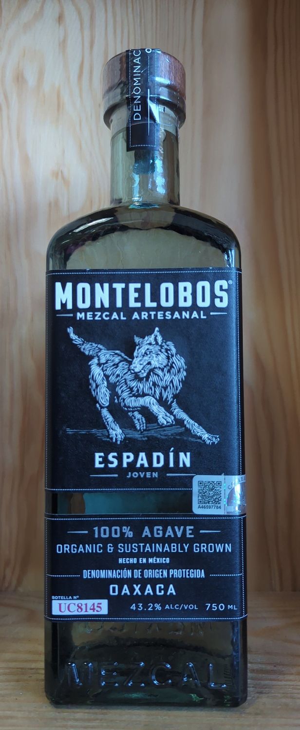 MONTELOBOS ESPADIN JOVEN MEZCAL 750ML