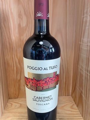 POGGIO AL TUFO CABERNET SAUVIGNON TOSCANA 2021 WINE ENTHUSIAST 90 POINTS