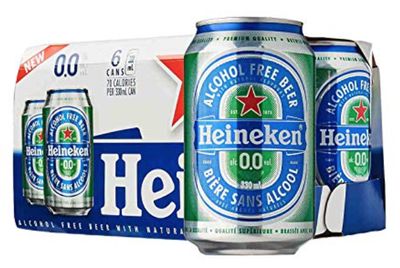 HEINEKEN 0.0 6PK CANS  - 6 PK
