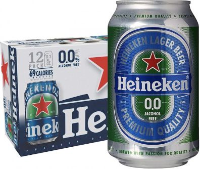 HEINEKEN 0.0 12 PK CANS  - 12 PK
