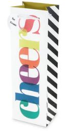 COLORFUL CHEERS WINE BAG