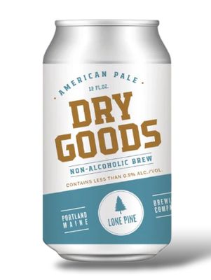 LONE PINE DRY GOODS PALE ALE (NON-ALCOHOLIC) 6PK CANS