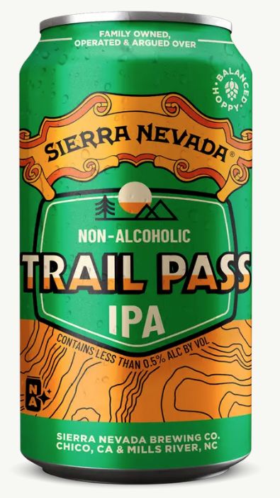 SIERRA NEVADA TRAIL PASS IPA  (NON-ALCOHOLIC) 6PK CANS