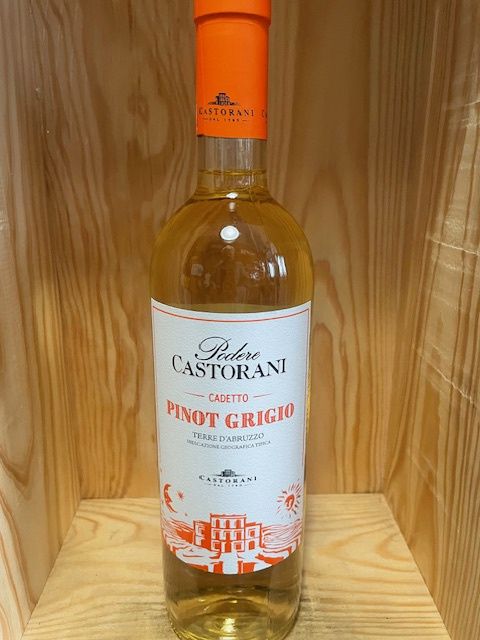 PODERE CASTORANI CADETTO PINOT GRIGIO TERRE D&#39;ABRUZZO 2024