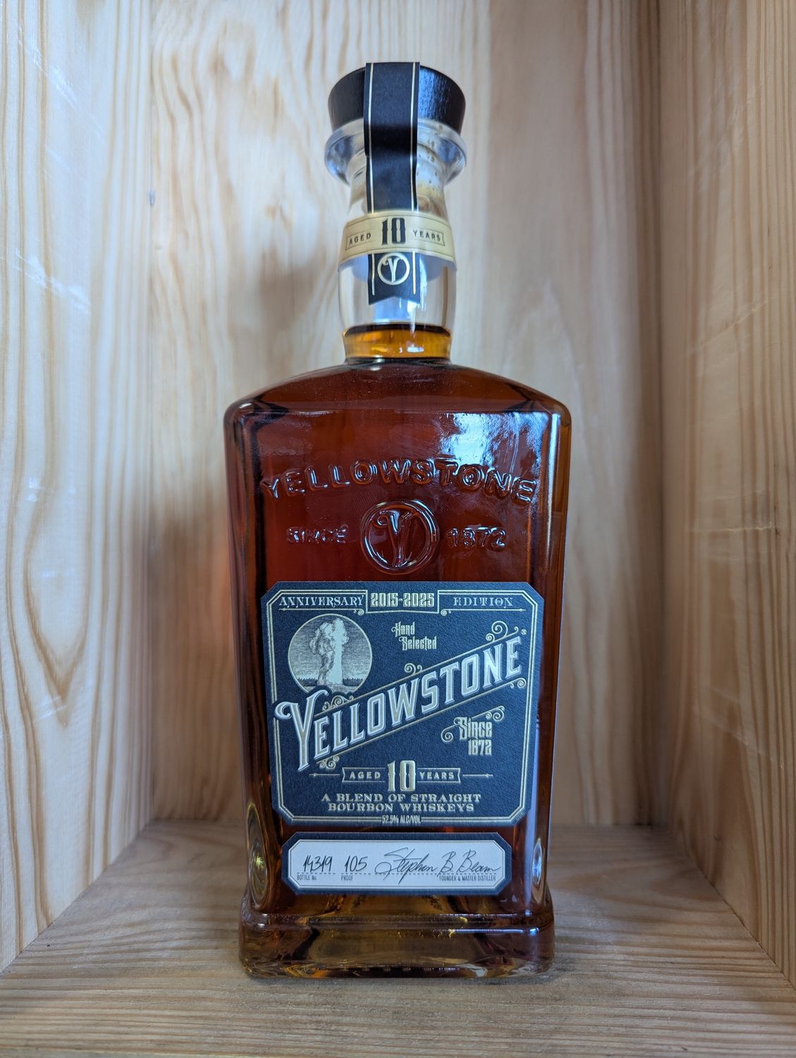 YELLOWSTONE 10TH ANNIVERSARY 10 YEAR BLENDED BOURBON 750ML