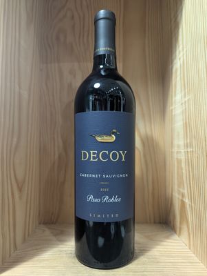 DECOY LIMITED PASO ROBLES CABERNET SAUVIGNON 2022 WINE ENTHUSIAST 93 POINTS