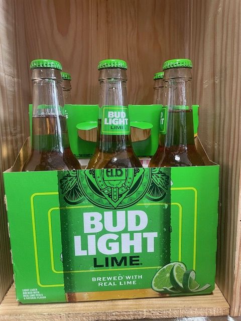 BUD LIGHT LIME 6 PACK BOTTLE