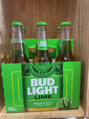BUD LIGHT LIME 6 PACK BOTTLE