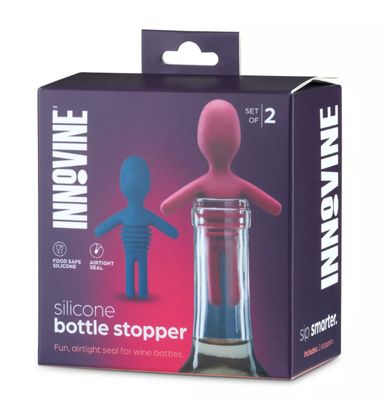 INNOVINE SILICONE BOTTLE STOPPERS 2PK