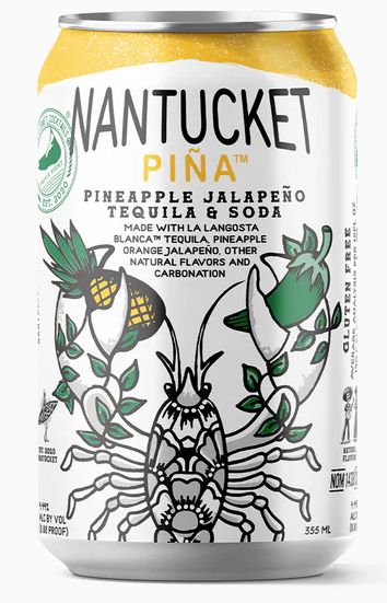 TRIPLE EIGHT PINA PINEAPPLE, JALAPENO, TEQUILA, &amp; SODA 4PK CANS