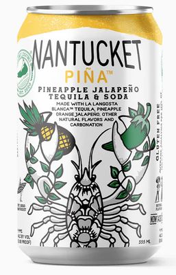 TRIPLE EIGHT PINA PINEAPPLE, JALAPENO, TEQUILA, &amp; SODA 4PK CANS