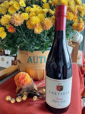 LAETITIA ESTATE PINOT NOIR SAN LUIS OBISPO COAST 2022 WINE ENTHUSIAST 93 REGULARLY $29.99