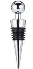SPHERE: CHROME BOTTLE STOPPER