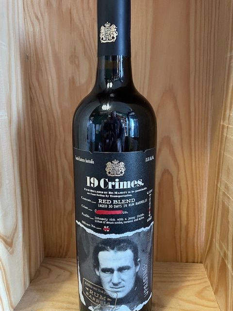19 CRIMES RED BLEND AGED 30 DAYS IN RUM BARRELS 2020 - 750ML