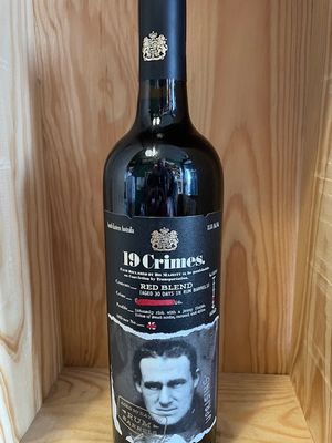 19 CRIMES RED BLEND AGED 30 DAYS IN RUM BARRELS 2020 - 750ML