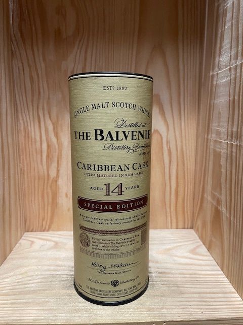 BALVENIE AGED 14 YEARS CARIBBEAN CASKS 200ML