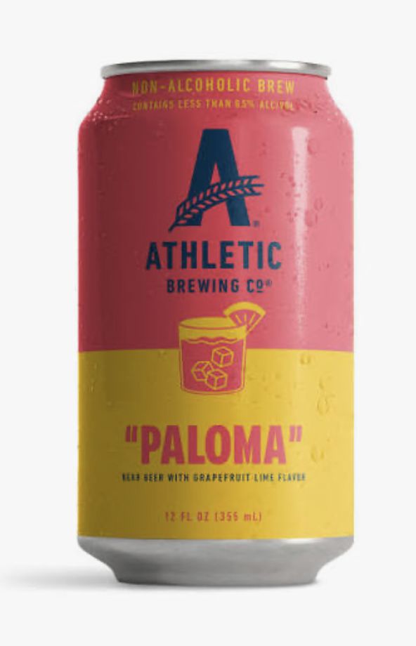 ATHLETIC NON-ALCOHOLIC PALOMA INSPIRED BEER 4PK CANS